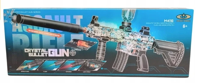 Bez Marki M416 šautuvas, skirtas GEL BALLS AUTMAT GRAFFITI BALLS JUDAMAS Vamzdis