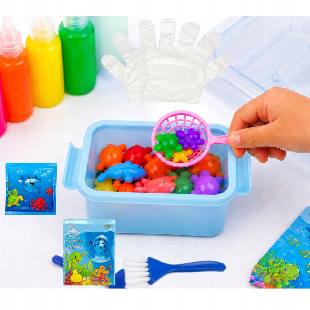 Bez Marki Magic Gel Vanduo Toy Figurines Creative Set for Children AQUA GEL