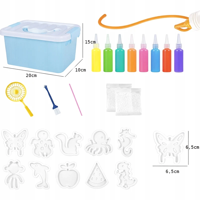 Bez Marki Magic Gel Vanduo Toy Figurines Creative Set for Children AQUA GEL