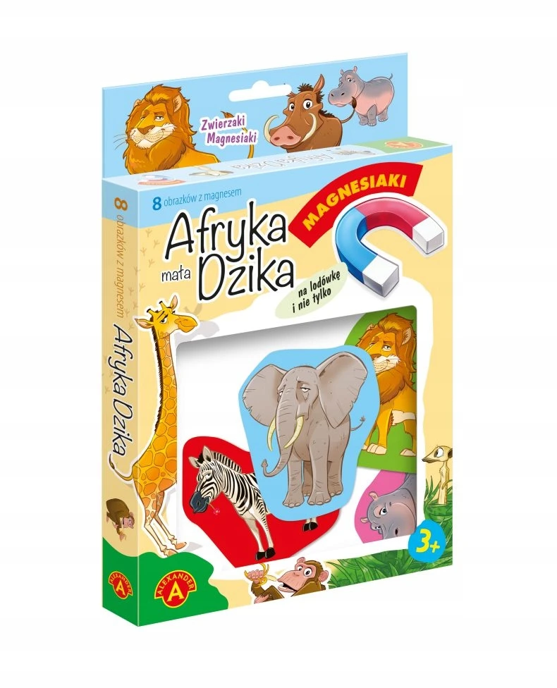 Bez Marki Magnesiaki Maža Afrika Laukinių Gyvūnų Paveikslėliai Vaikams