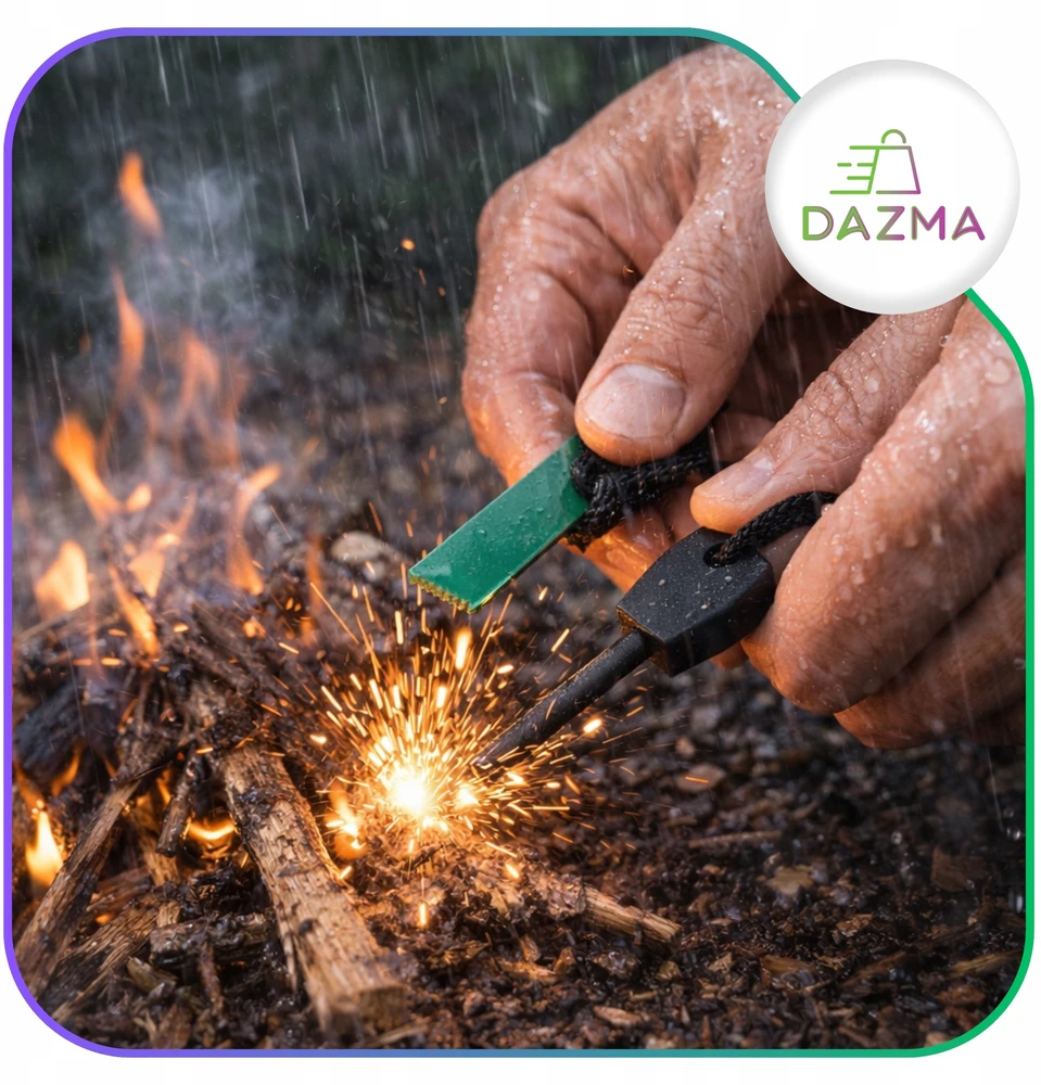 Bez Marki Magnesium Firestarter Eternal Match Kindling Survival, skirtas įžiebti ugnį