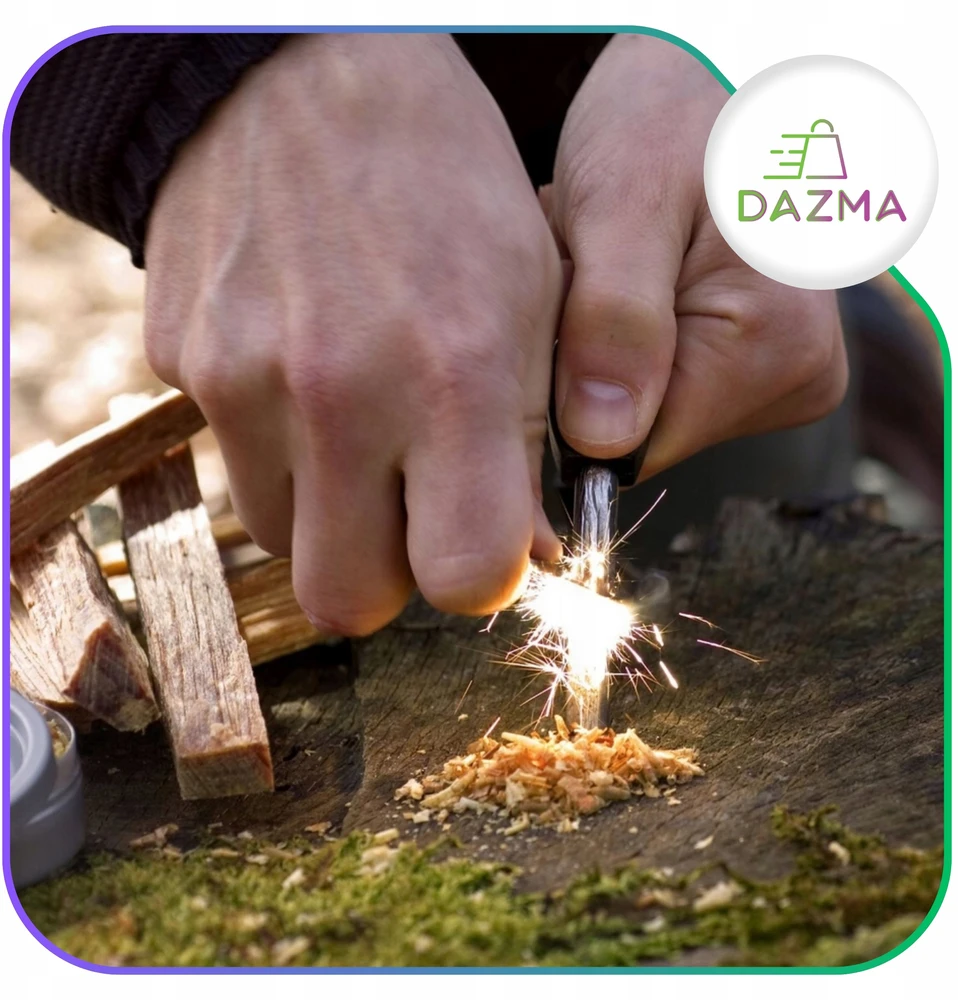 Bez Marki Magnesium Firestarter Eternal Match Kindling Survival, skirtas įžiebti ugnį