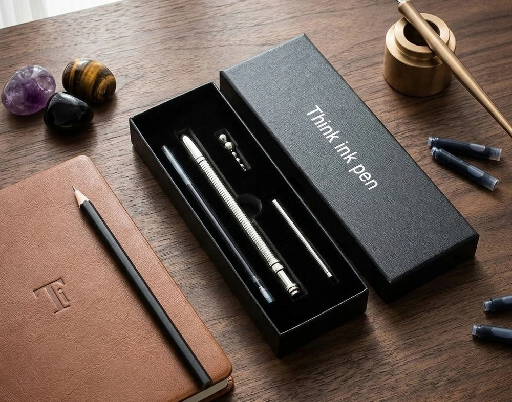 Bez Marki Magnetinis rašiklis "think Ink Pen" - relaksacinis rašiklis