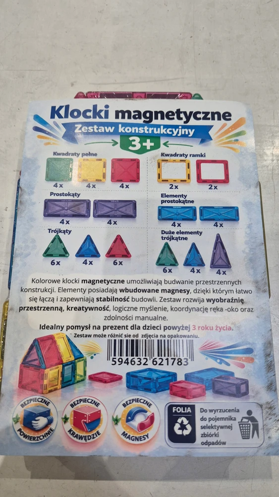 Bez Marki Magnetinių 3D statybinių kaladėlių rinkinys – kūrybiškas žaislas vaikams