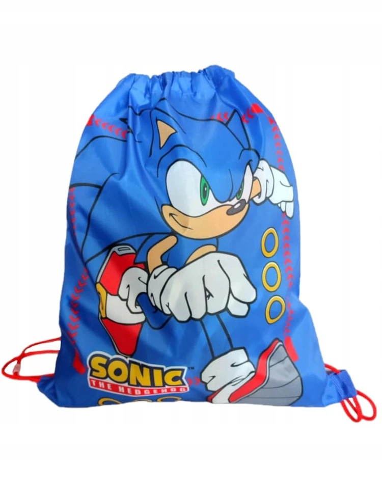 Bez Marki Maišelis szkolny priešmokyklinė Sonic batams plecak