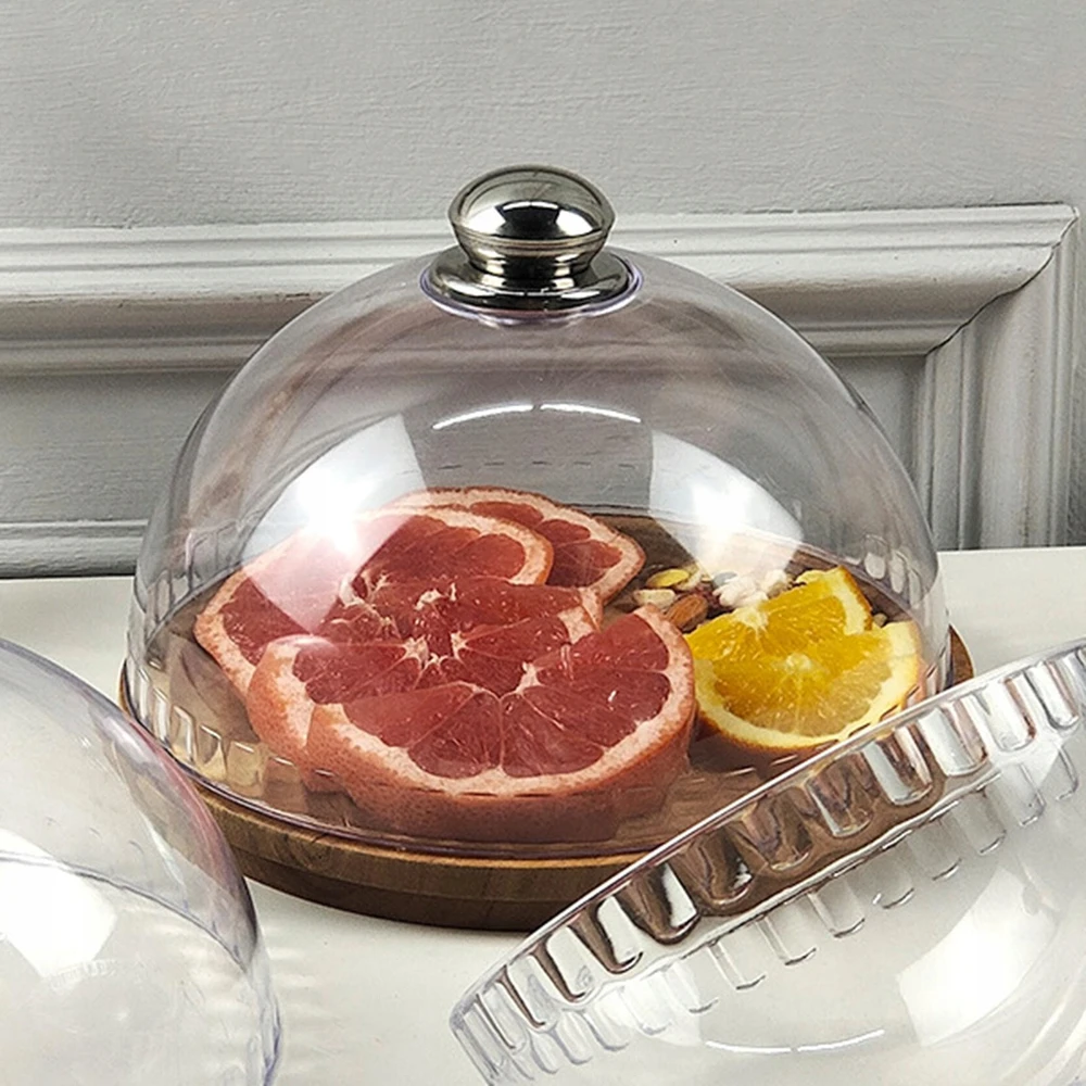 Bez Marki Maisto kupolo dangtelis Tvirtas daugiafunkcis maisto apsauginis lėkštės dangtis 25,5x10 cm
