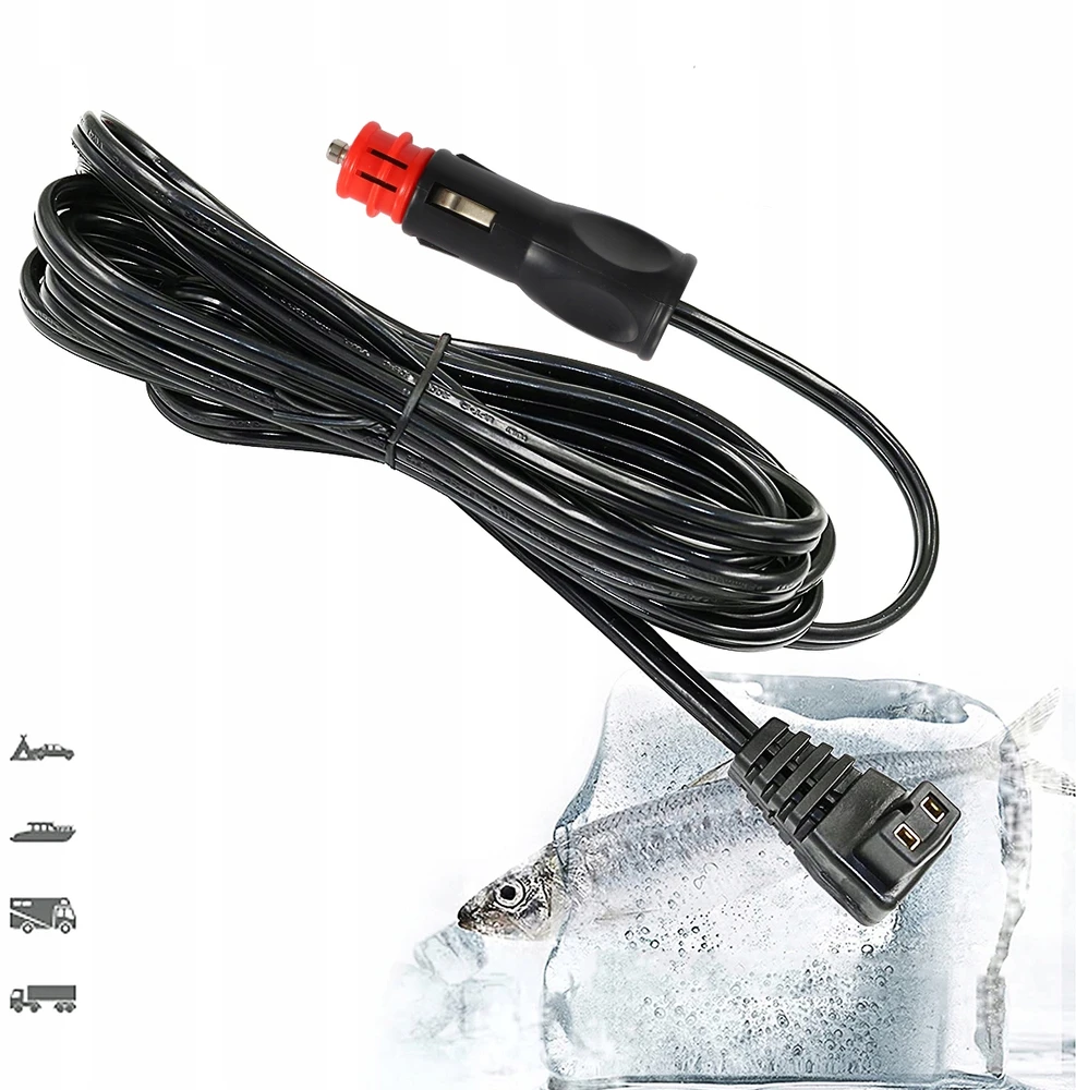 Bez Marki Maitinimo laidas automobiliniam šaldytuvui, 2m 12V/24V