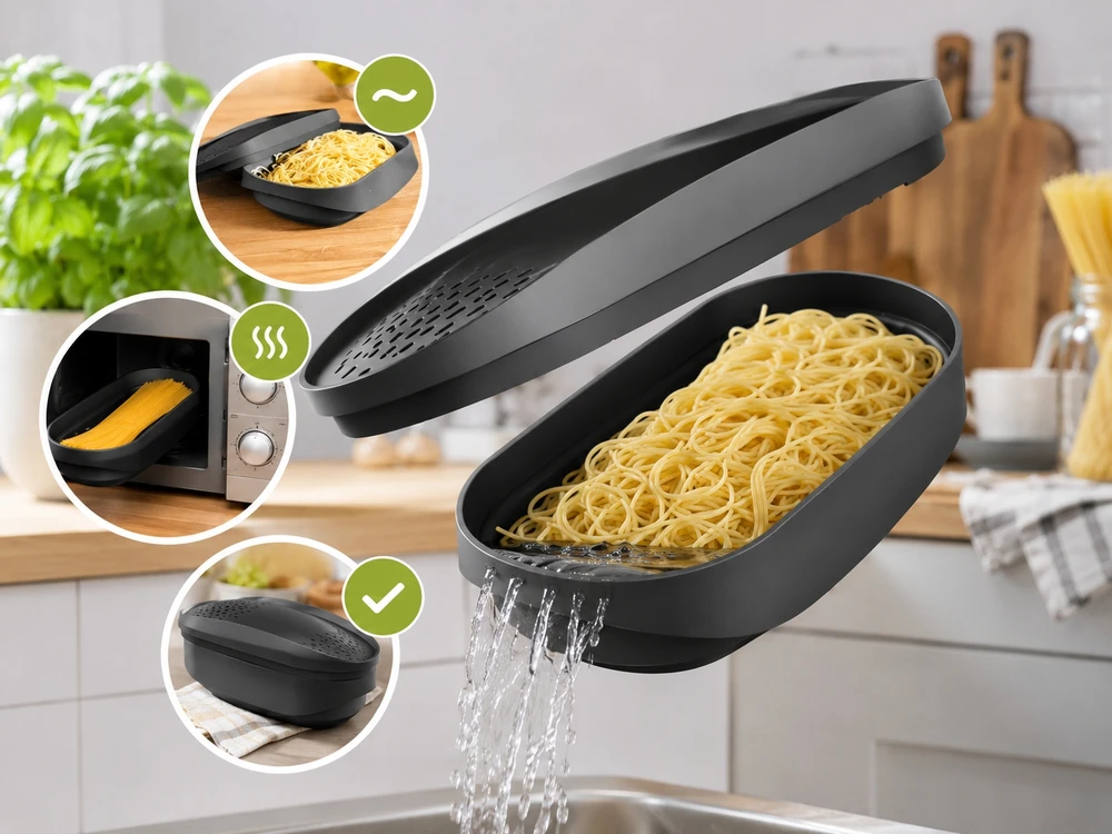 Bez Marki Makaronų indas be BPA mikrobangų krosnelėje, skirtas spagečiams Ramen