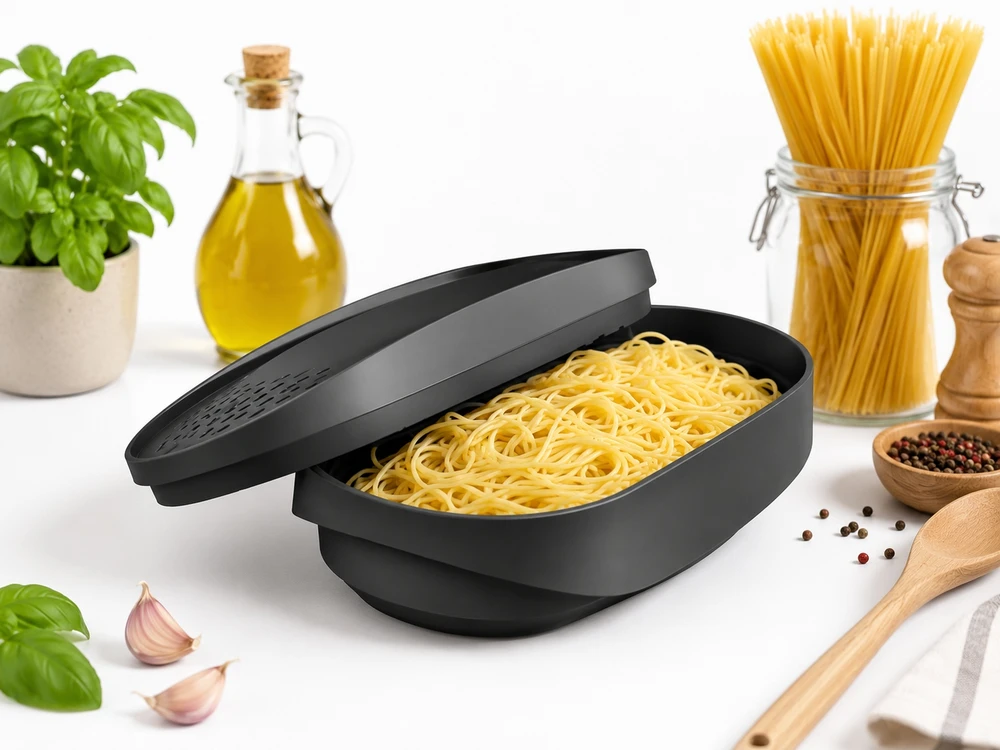 Bez Marki Makaronų indas be BPA mikrobangų krosnelėje, skirtas spagečiams Ramen