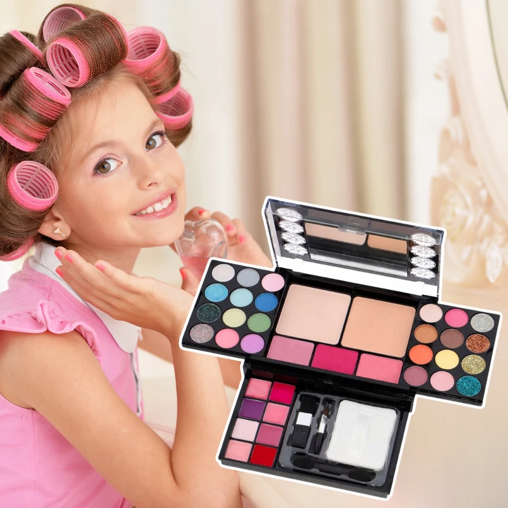 Bez Marki MAKE UP PALETTE 41 EL SU KOSMETIKA AKKIŲ TUŠĖLIŲ PUDRA DOVANA JAI