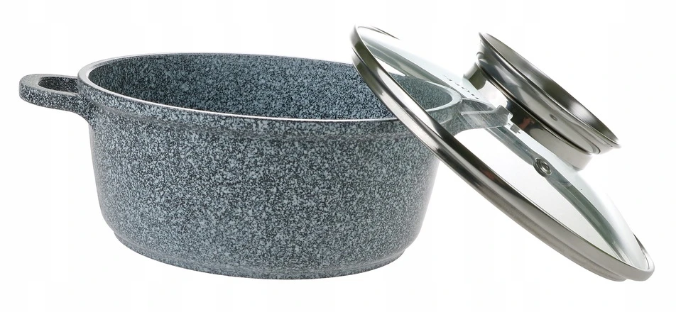 Bez Marki MARMURINIS PUODAS 16cm INDUKCINIS 1,3l 7071