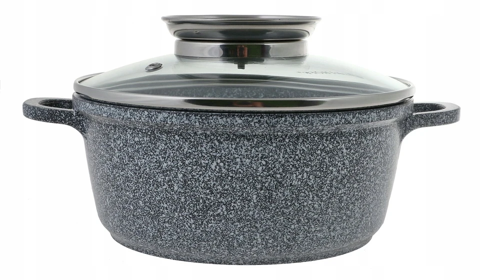 Bez Marki MARMURINIS PUODAS 16cm INDUKCINIS 1,3l 7071