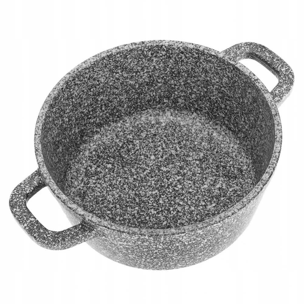 Bez Marki Marmurinis puodas 3,3l, 22cm, su dangčiu, aromatinis dozatorius, orkaitė, indukcija