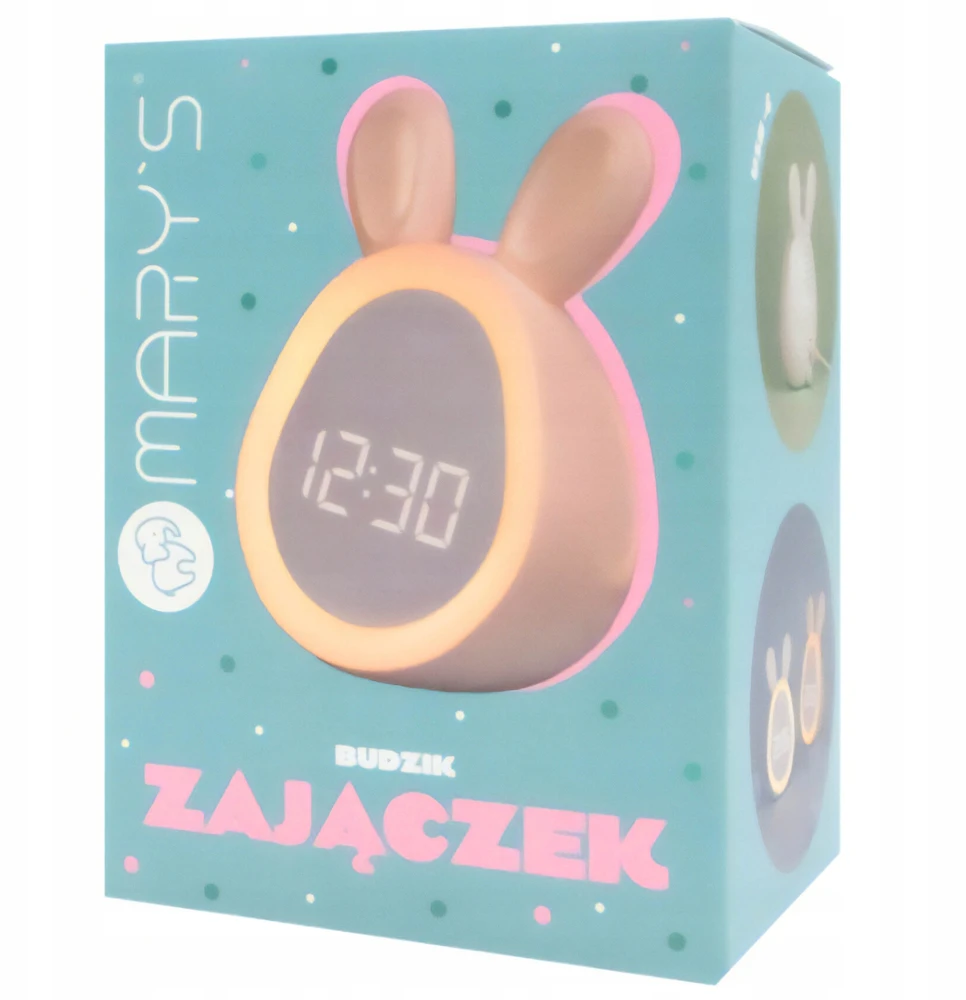 Bez Marki Mary’s ZEGAR elektroninis su wyświetlaczem vaikams, BUDZIK do pokoju