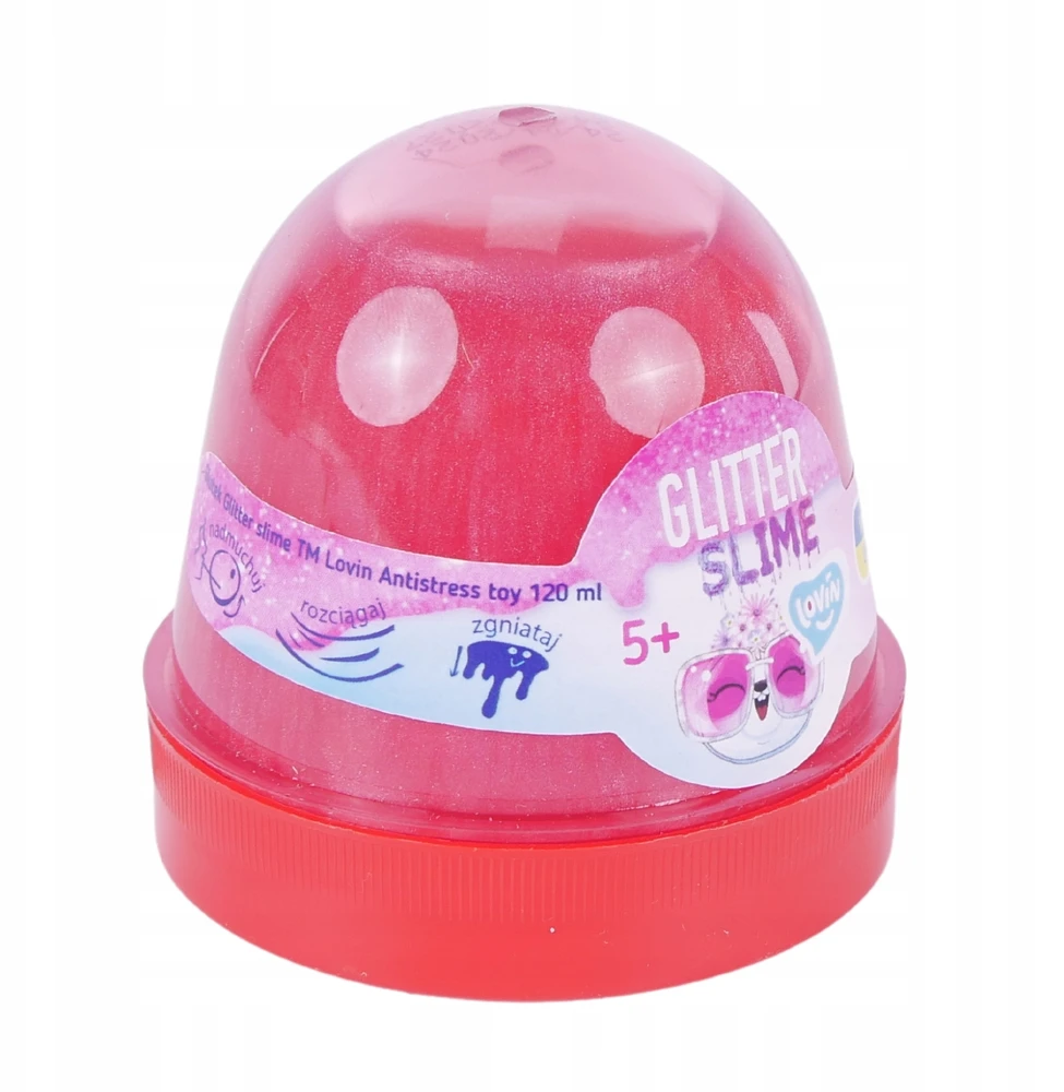 Canal Toys Bez Marki Masa Slime Brokatowa Glutek Antystresowy Rozciągliwy Elastyczny 120 ml