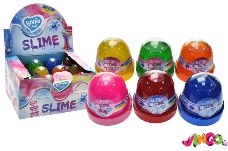 Canal Toys Bez Marki Masa Slime Brokatowa Glutek Antystresowy Rozciągliwy Elastyczny 120 ml
