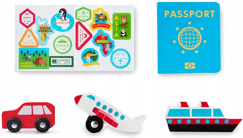 Bez Marki Mata Dywan Dookoła Świata Edukacyjna Žemėlapis 15194 Zwierzęta Melissa&Doug