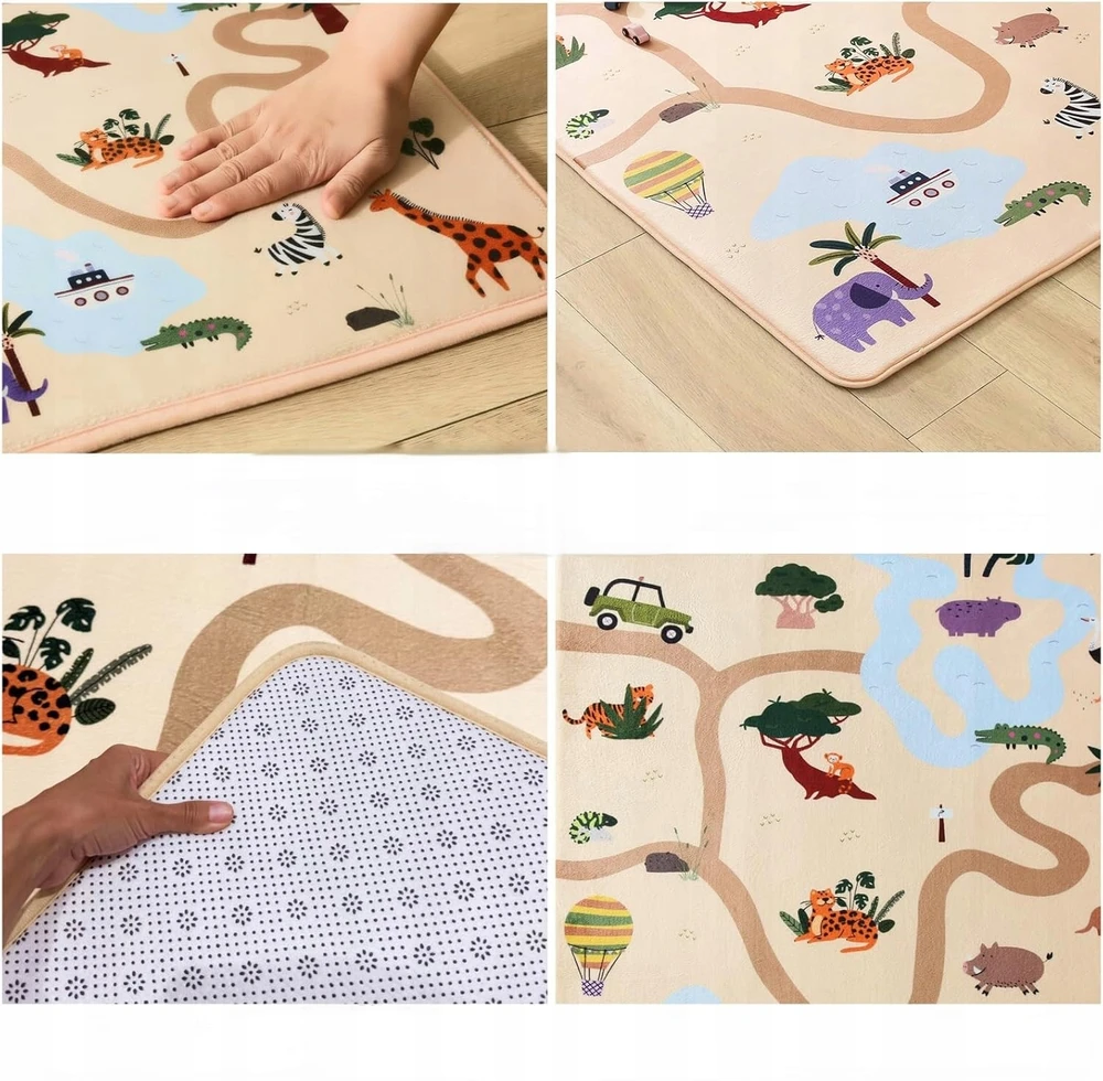 Bez Marki MATA PIANKOWA EDUKACYJNA Didelė DYWAN 2w1 su PIANKĄ MEMORY 160 X 120 BEZ BPA