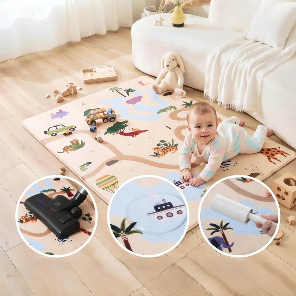 Bez Marki MATA PIANKOWA EDUKACYJNA Didelė DYWAN 2w1 su PIANKĄ MEMORY 160 X 120 BEZ BPA
