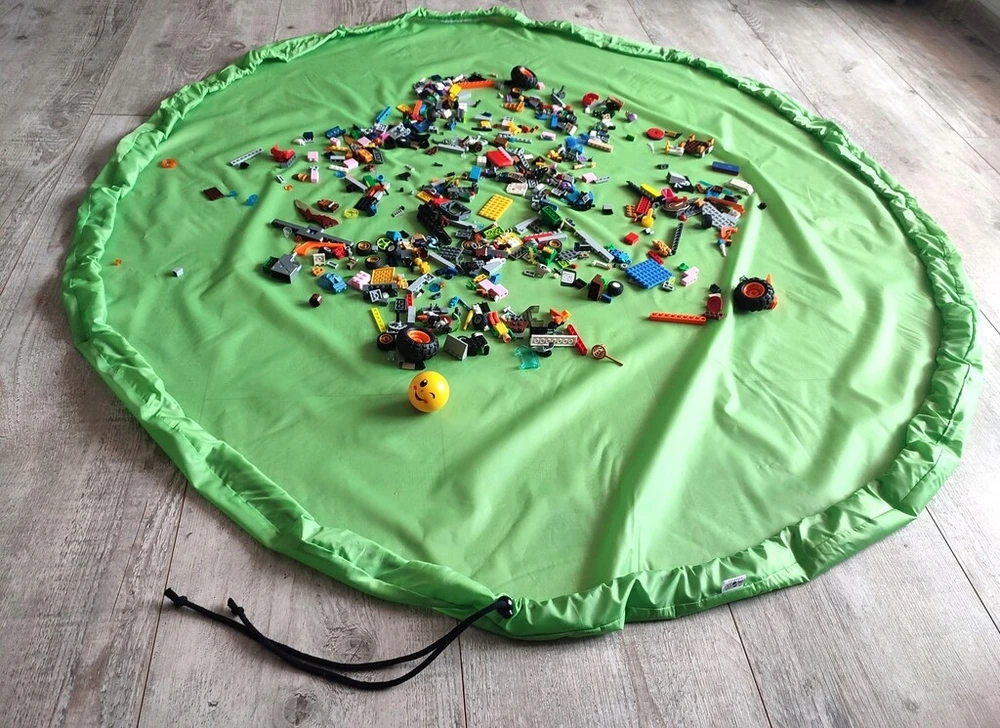 Bez Marki MATA WOREK POJEMNIK NA ZABAWKI DLA DZIECI Kaladėlės POKOJU DZIECIĘCEGO 120cm
