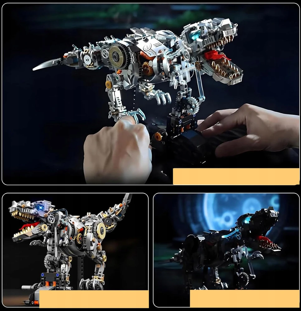 Bez Marki MECHANINIS DINOZAURŲ RINKINYS, ŽAISLAS, PADARA, DOVANA BERNIUKUI
