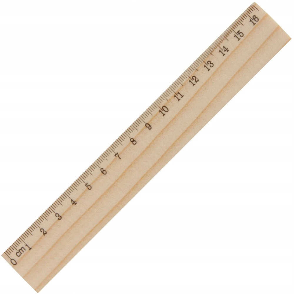 Bez Marki Medinė liniuotė 16 cm