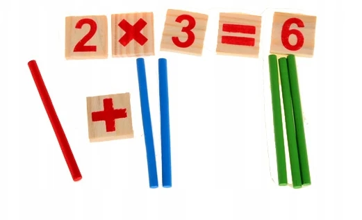 Bez Marki Mediniai skaičiavimo pagaliukai vaikams, Montessori