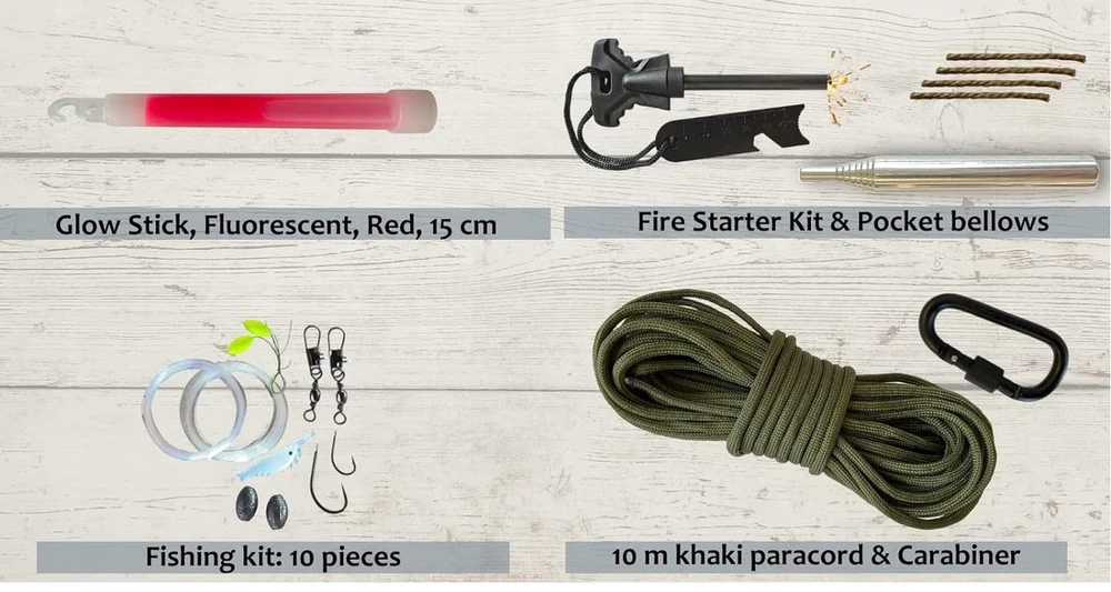Bez Marki MEGA MILITARY SURVIVAL KIT XL FIRST AID KIT
