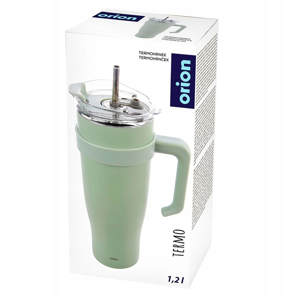 Bez Marki Mėtų plieno termo puodelis su rankena Orion Termo 12 l