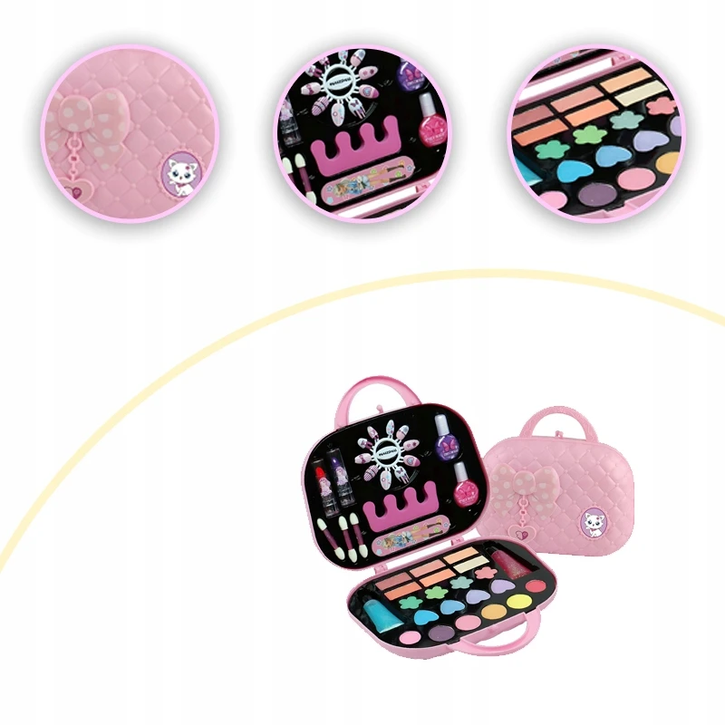 Bez Marki MIAŽIAMOSIOS KOSMETIKOS RINKINYS MAIŠELĖLIS NAIL MAKEUP BOX 42 ELEMENTS.