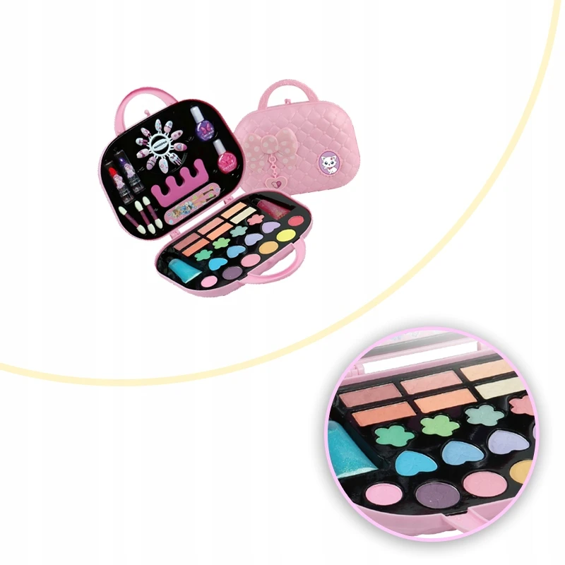 Bez Marki MIAŽIAMOSIOS KOSMETIKOS RINKINYS MAIŠELĖLIS NAIL MAKEUP BOX 42 ELEMENTS.