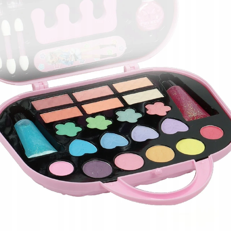 Bez Marki MIAŽIAMOSIOS KOSMETIKOS RINKINYS MAIŠELĖLIS NAIL MAKEUP BOX 42 ELEMENTS.