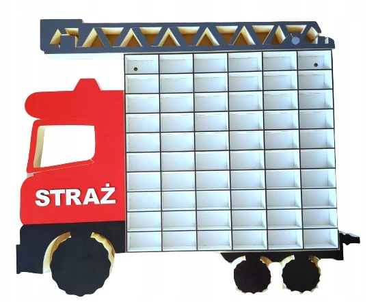 Bez Marki Midi STRAŻ płyta HDF Półka na 60 resoraki gablota