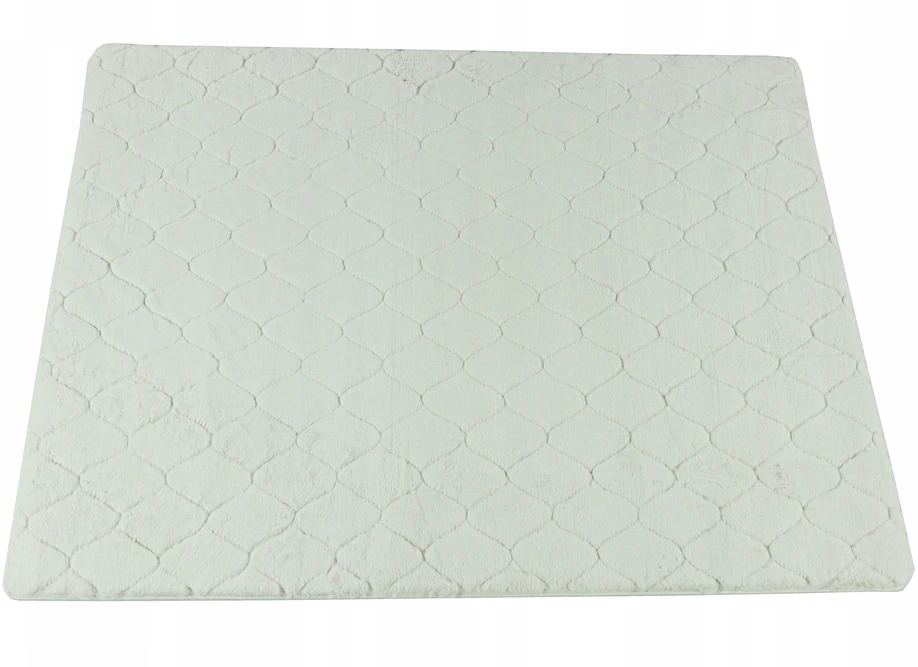 Bez Marki MIĘKKI DYWAN KRÓLIK 120x160 PLUSZ KREM - KONICZYNA