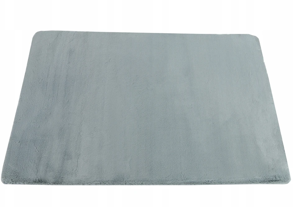 Bez Marki MIĘKKI DYWAN KRÓLIK 120x180 PILKA PLUSZ - NOWA KOLEKCJA