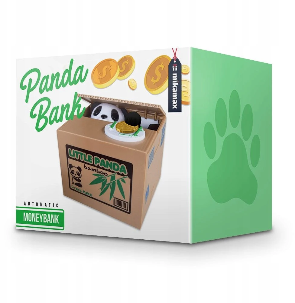 Bez Marki mikamax panda bank piggy bank gimtadienio dovana ATOSTOGOS