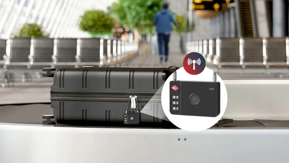 Bez Marki MiLi GPS Bluetooth MiLock Tracker HD-P16-L (tik) bagažo spyna balta