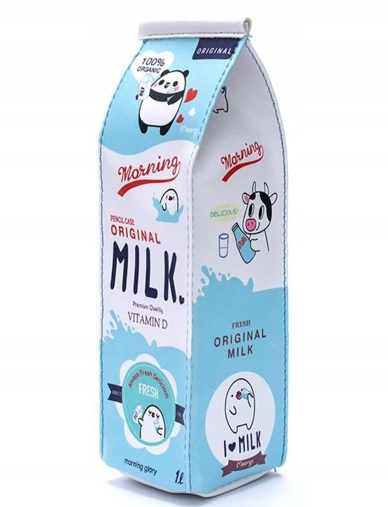 Bez Marki MILK pieštukų dėklas, MLEKO tūbelė