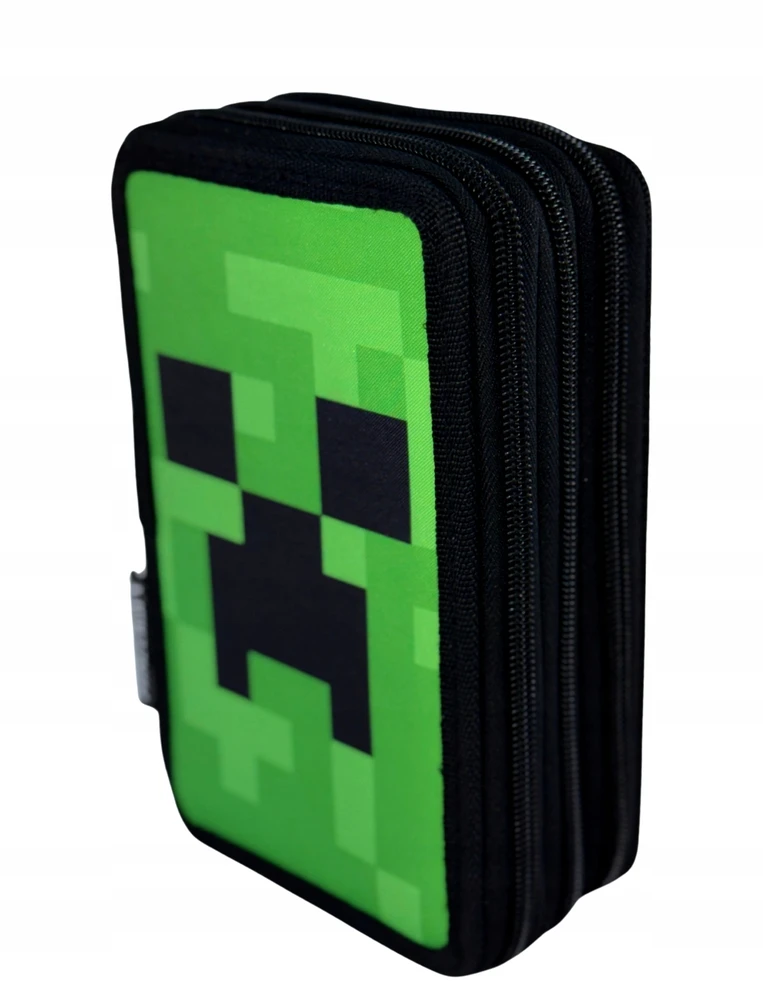 Bez Marki Minecraft 3 lygio užpildyta pieštukų dėžutė