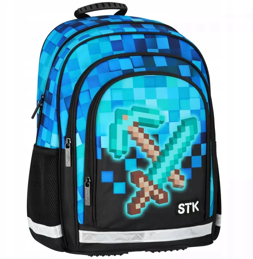 Bez Marki MINECRAFT SCHOOL KUPRINĖ IKIMOKKYKLINĖ KURIŠINĖ 23L KURIŠINĖ BERNIUKUI