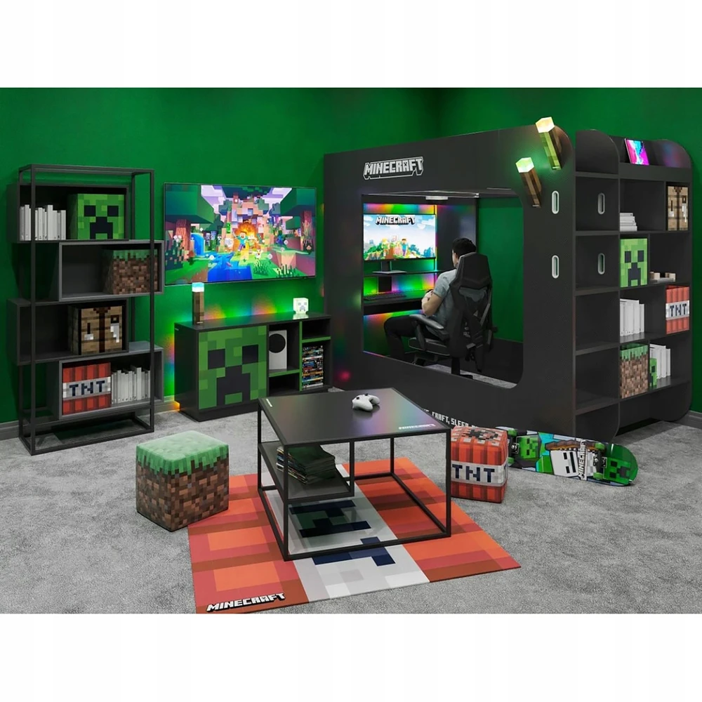Bez Marki MINECRAFT TNT kilimas 120x120 cm