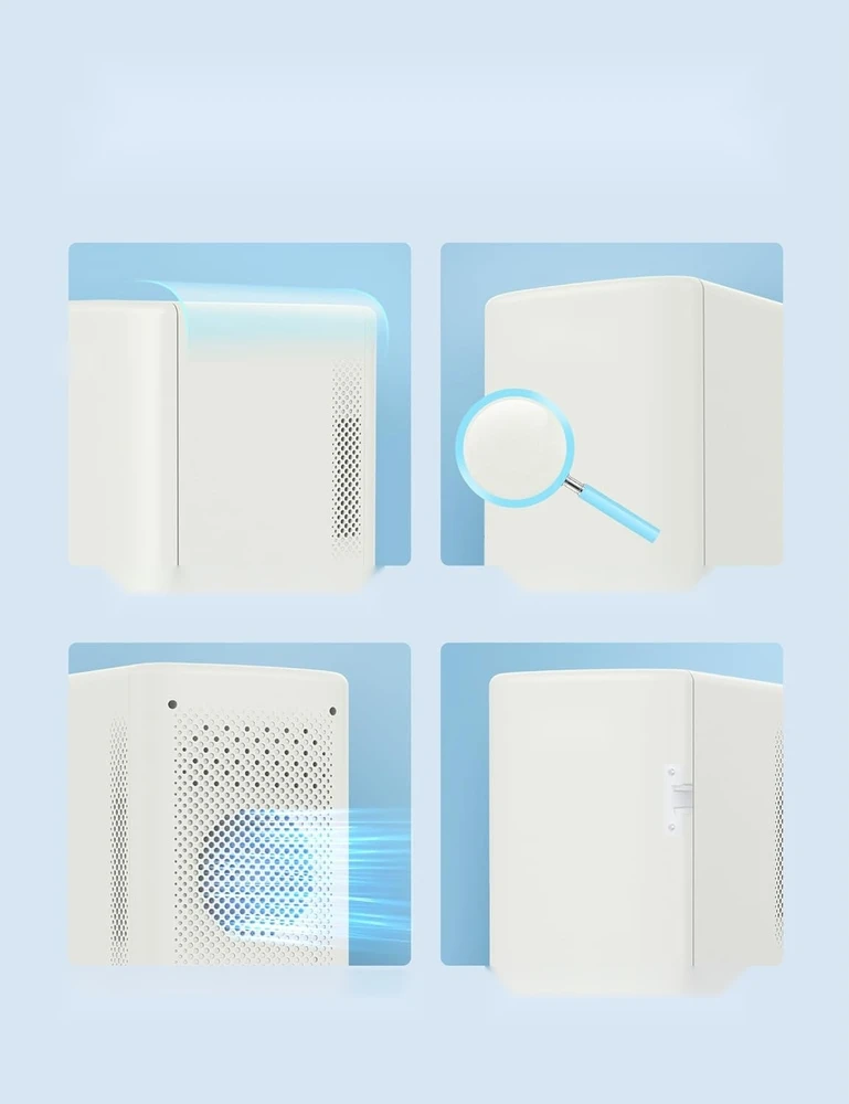 Bez Marki MINI FRIDGE 6L NEŠIOJAMASIS Šaldytuvas BEIGE KOMPAKTINIS KELIONINIS ŠALDYTUVAS