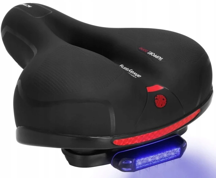 Bez Marki MINKŠTA ANTISKURINĖ DVIRAČIO SĖDYNĖ, VĖDINIMAS, USB LED LEMPAS