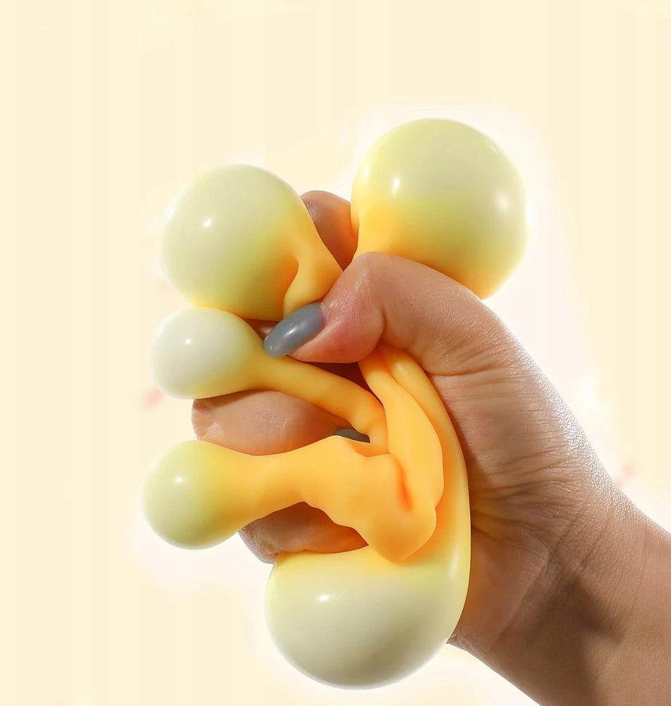 Bez Marki MINKŠTAS ANTISTRESAS BŪTINAS SŪRIS SQUISHY MOCHI SENSORY 12cm XXL
