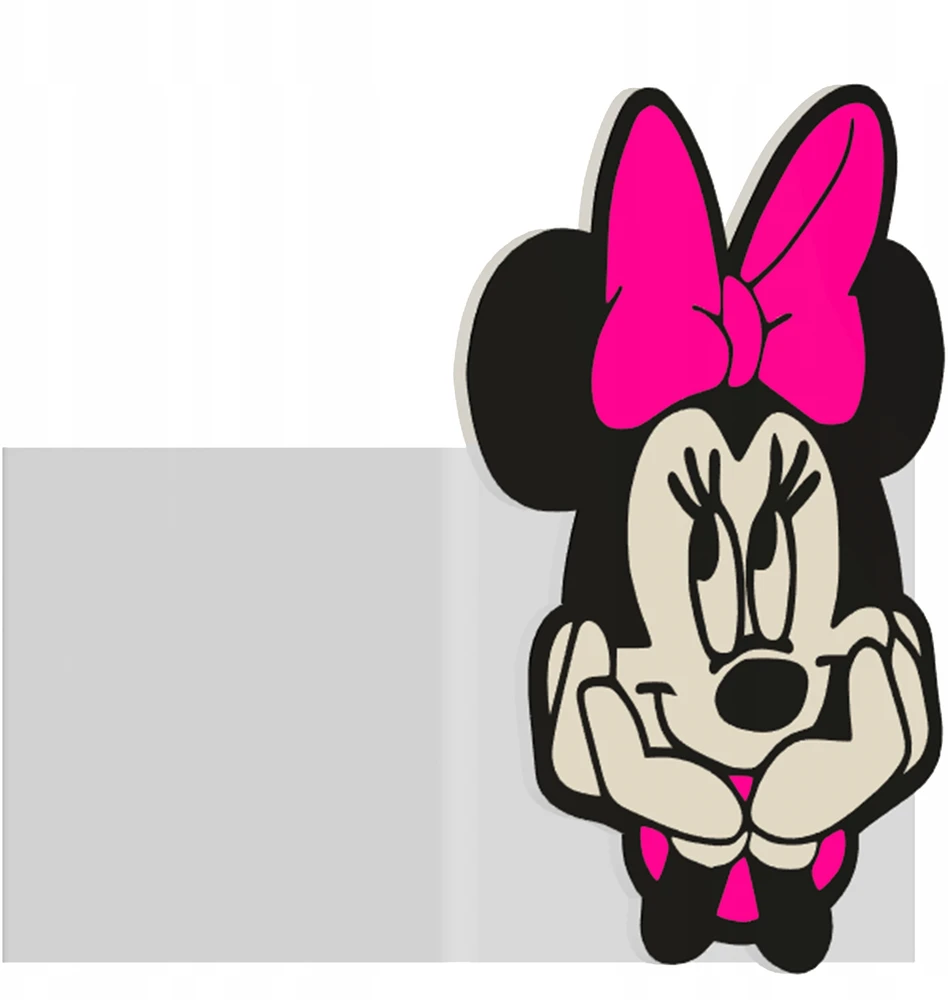 Bez Marki Minnie Mouse pieštukų dėklas - darbalaukio organizatorius vaikams