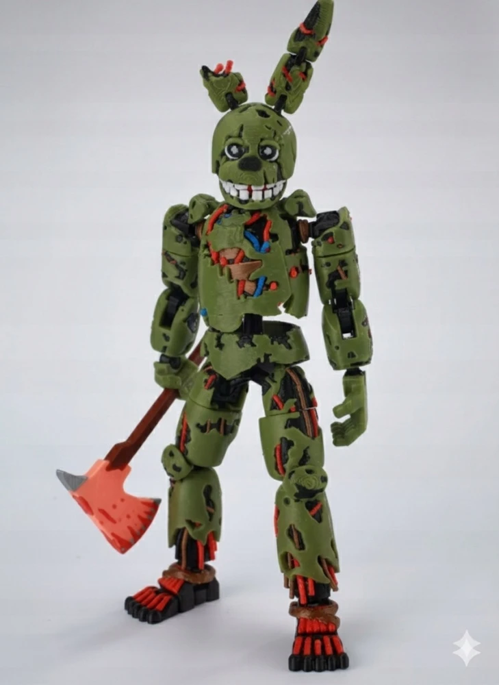 Bez Marki MOBILI PENKIOS NAKTYS FREDDY'S FNAF SPRINGTRAP žaidimo žaisle