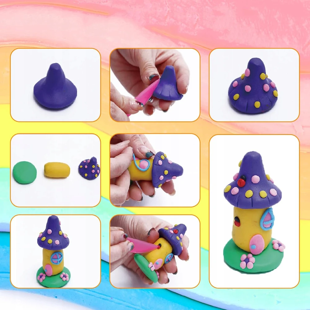 Bez Marki MODELIAUS MOLIS, KARMĖS KIETĖJIMO PLASTIKOS MOLIS 50 SPALVŲ MOLIS