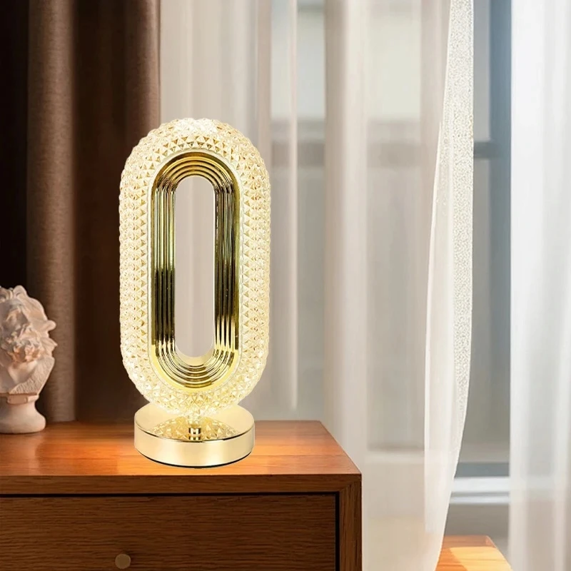 Bez Marki MODERNUS LED KRISTOLINIS NAKTINIS LEMPAS MIGAMOJO, SVEČIAVAM, PALOFTUI, LIETIMUI