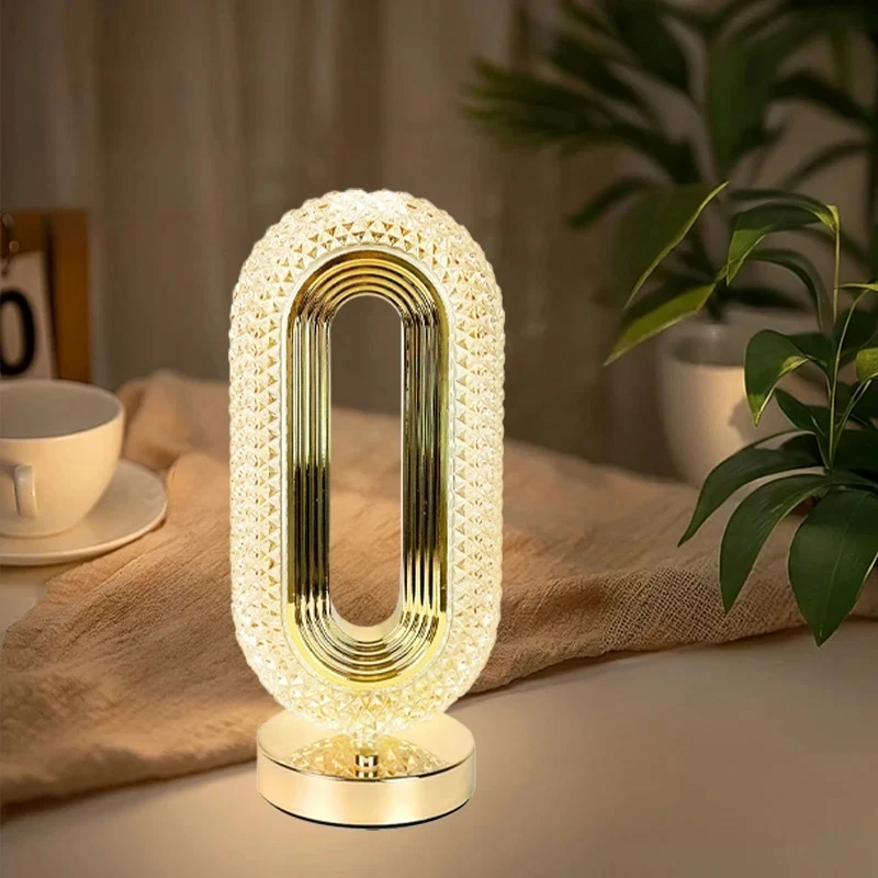 Bez Marki MODERNUS LED KRISTOLINIS NAKTINIS LEMPAS MIGAMOJO, SVEČIAVAM, PALOFTUI, LIETIMUI