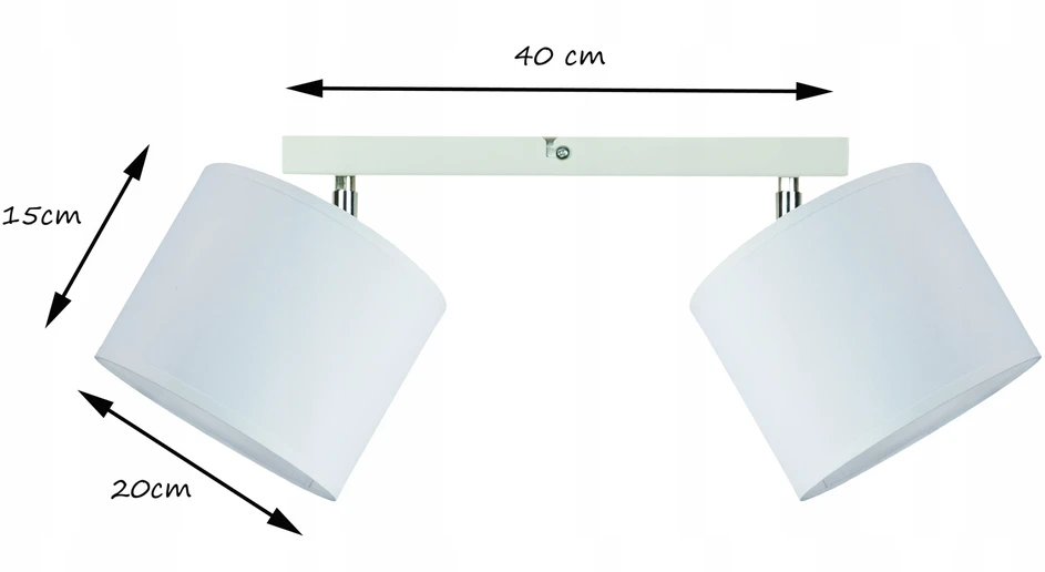 Bez Marki Modna Lampa plafon, sufitowa, wisząca nowoczesny abażur 20cm žalia Led